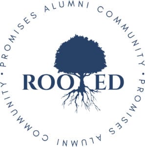 rooted alumni program logo