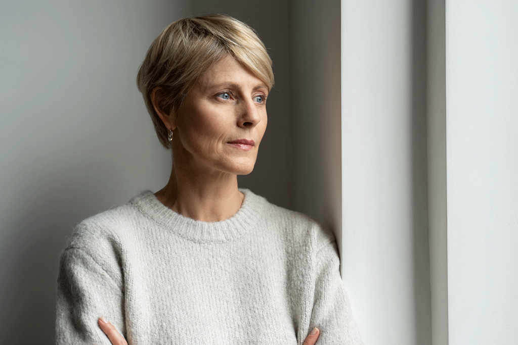 Person learning how to cope with loneliness