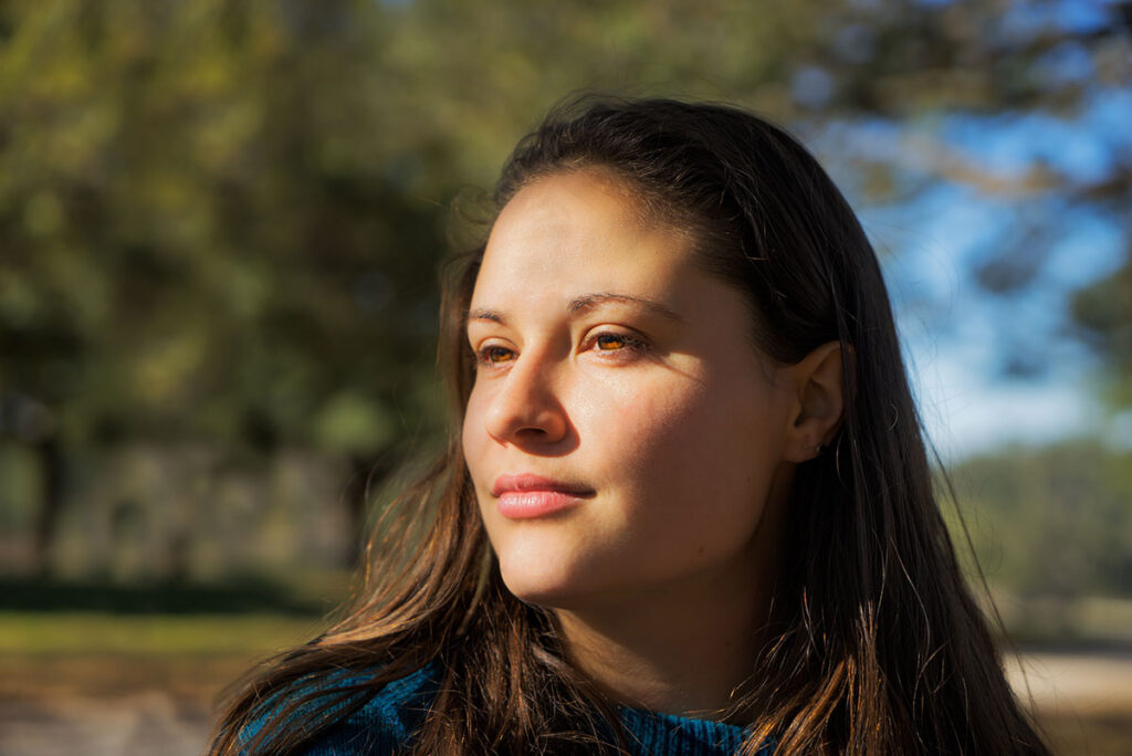 Person struggling with atypical depression