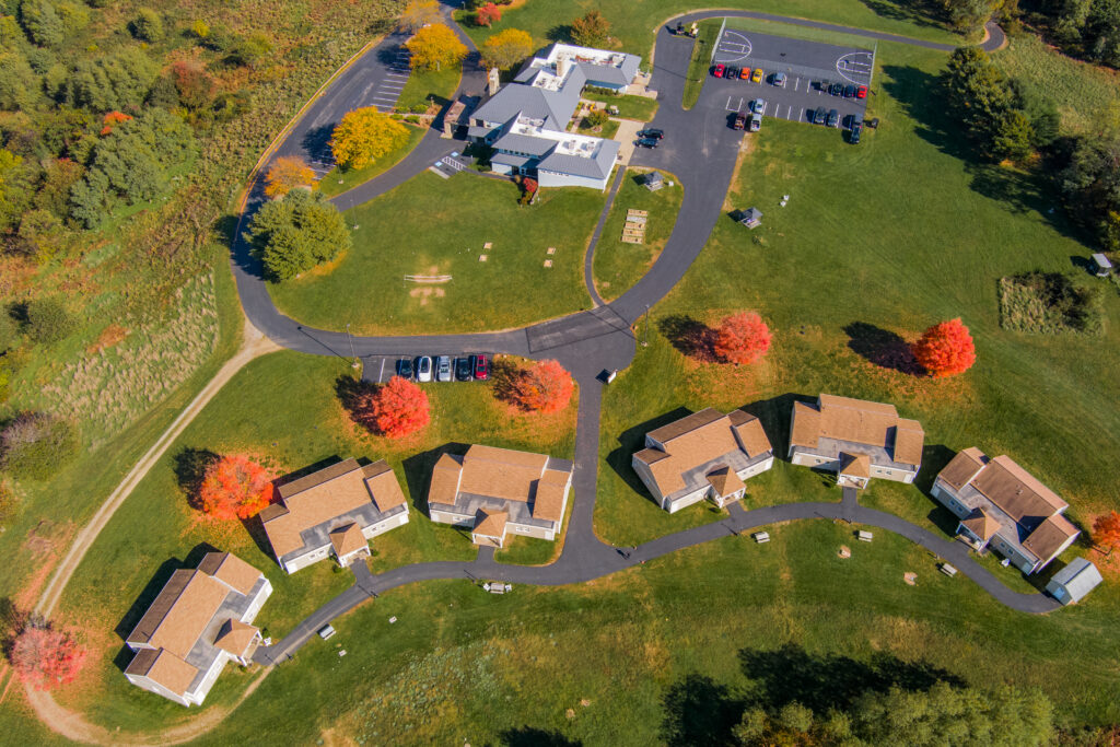 Aerial shot of The Ranch Pennsylvania